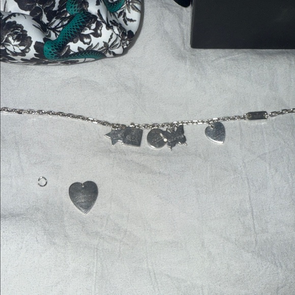 GUCCI Trademark Sterling Silver
Charm Bracelet - Picture 2 of 5